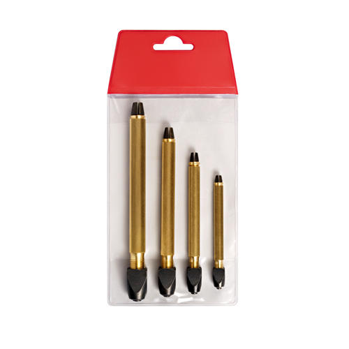 Set of 4 Square head pin vices-0