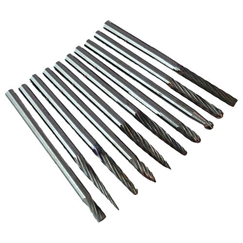 Tungsten Carbide cutting Burr Set 2.35mm x 2.35mm shank-0