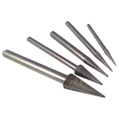 Diamond Cone Burrs for shaping glass and stone-0