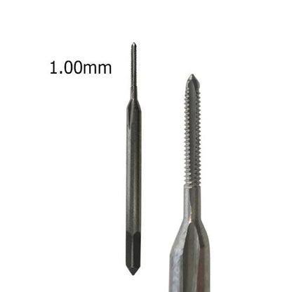 mini tap set showing a 1.0mm tap close up