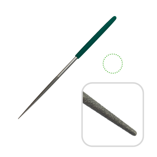 Diamond Rounf Needle File Diamond Needle File. Fine 600 Grit. Round – Eternal Tools