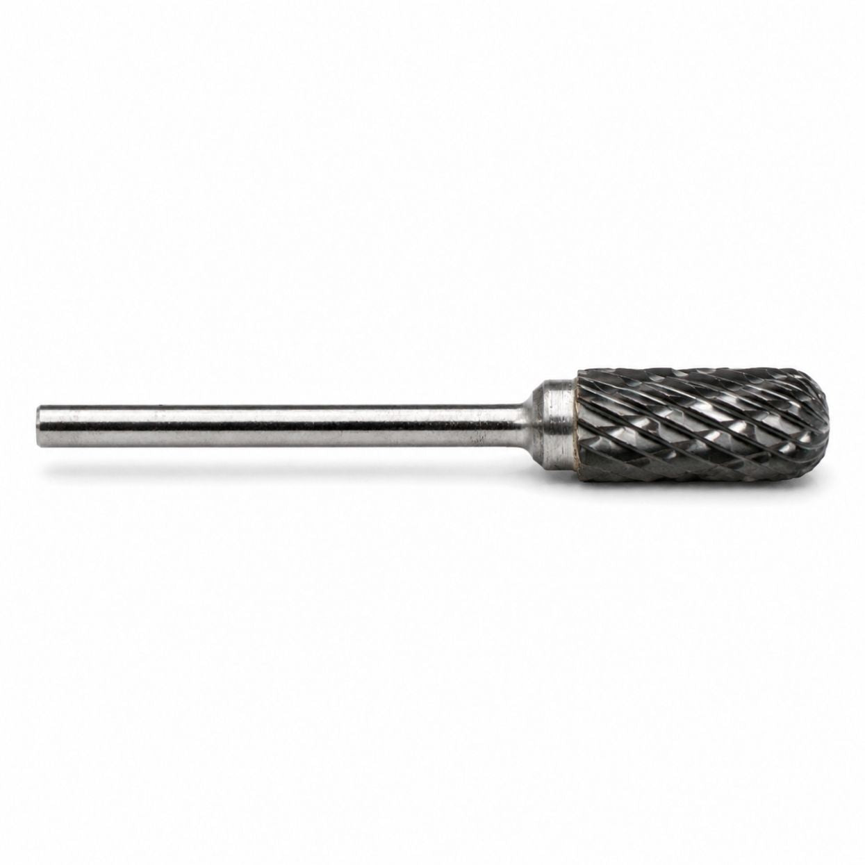 6mm tungsten carbide round nose cylinder burr with 2.35mm shank